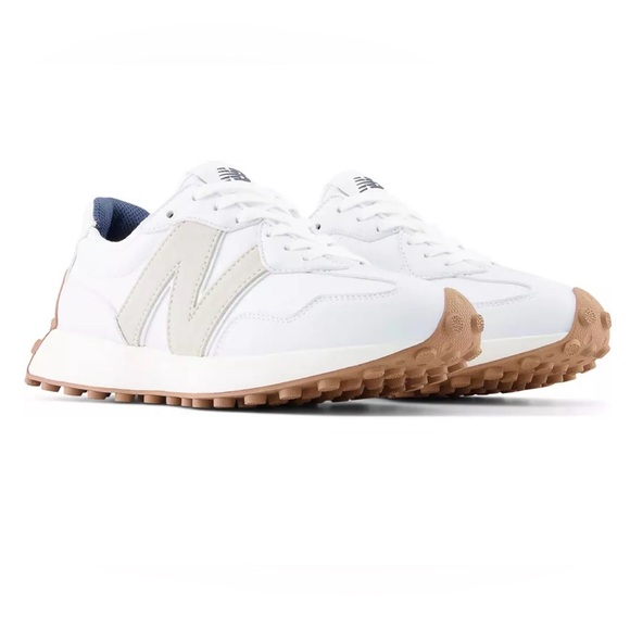 New Balance Shoes - New Balance White and Tan Women's Shoes Size 6